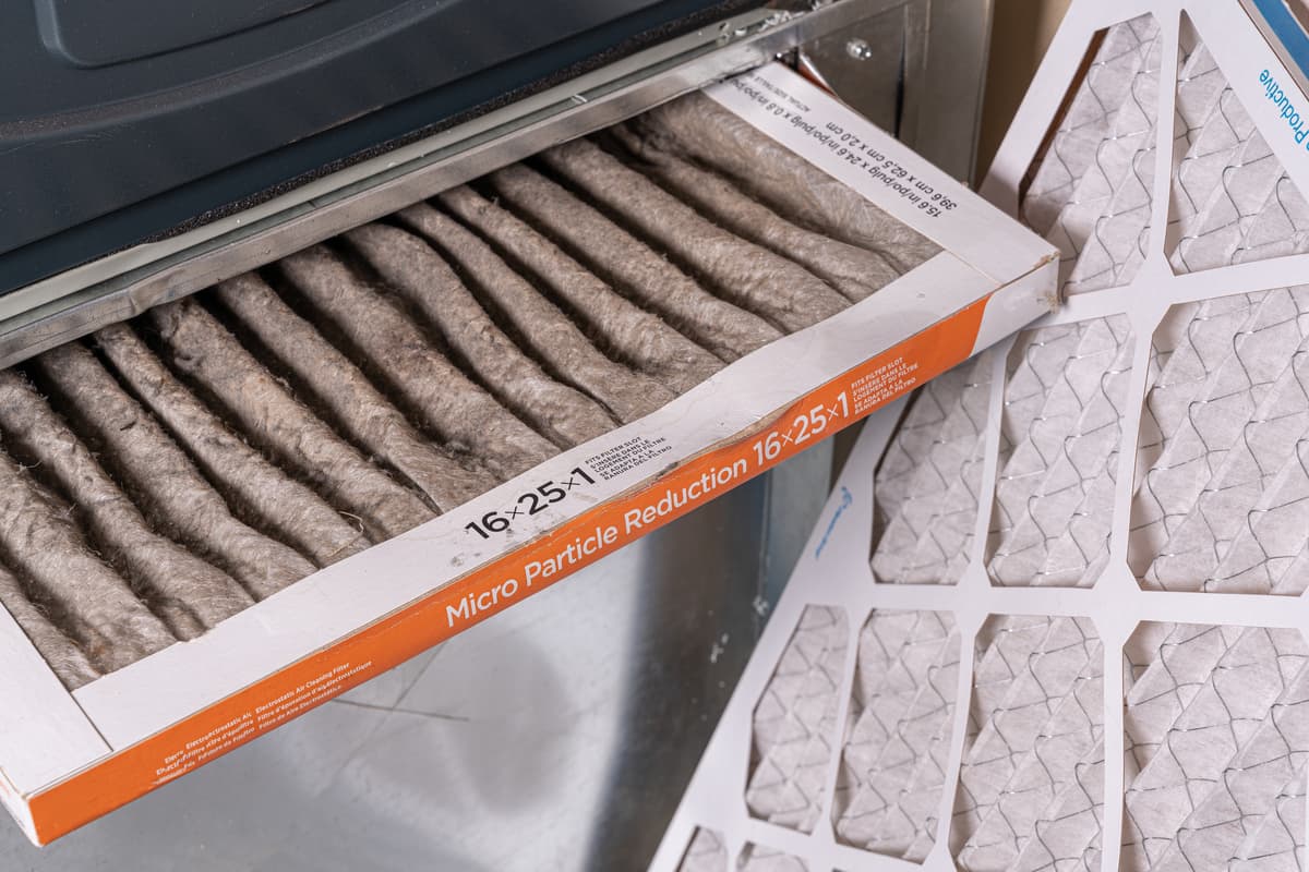 Dirty HVAC Filter