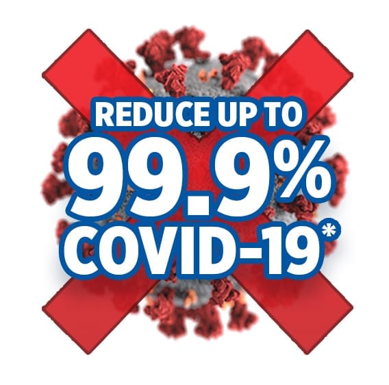 REDUCE 99.9% OF COVID19